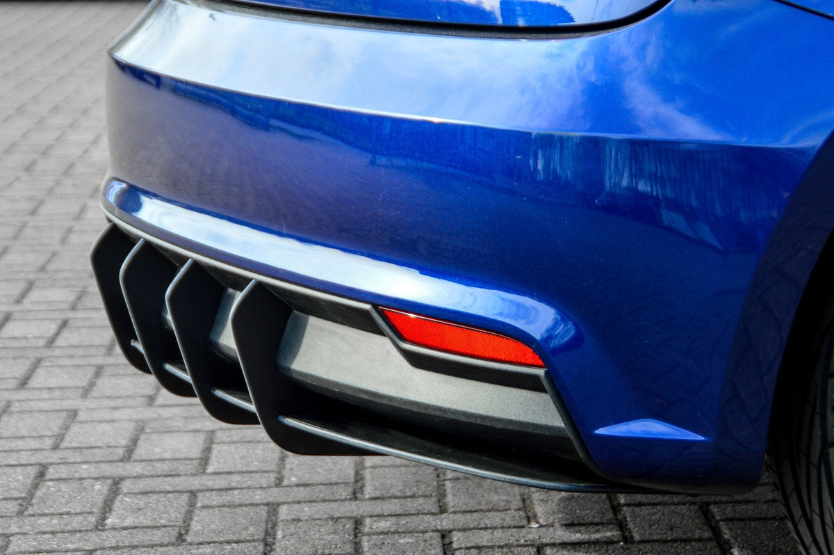 Racing Heckansatz Heckeinsatz Diffusor passend für Audi A1 8X