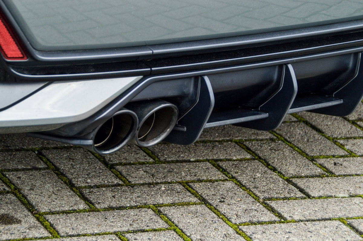 Gefräster Heckansatz + Seitenteile passend für Audi A1 GB Sportback S-Line