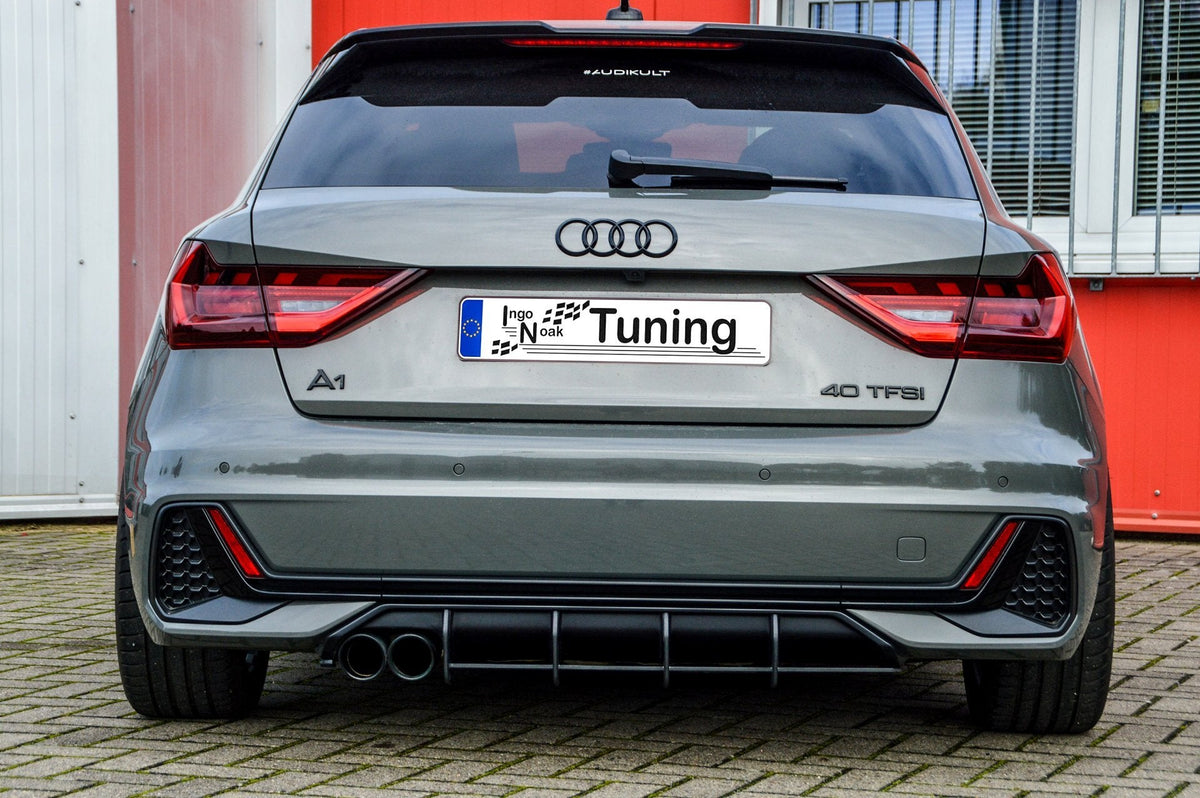 Gefräster Heckansatz + Seitenteile passend für Audi A1 GB Sportback S-Line