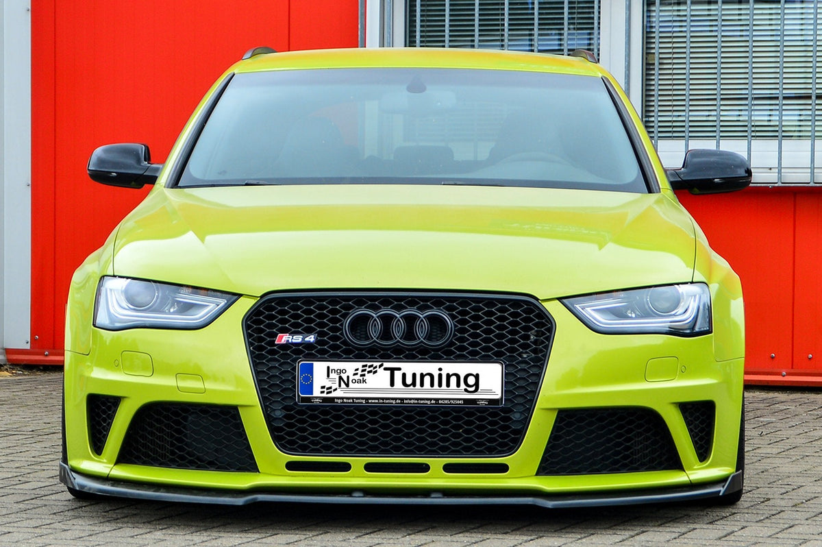 Cup Frontspoilerlippe mit Wing passend für Audi RS4 B8