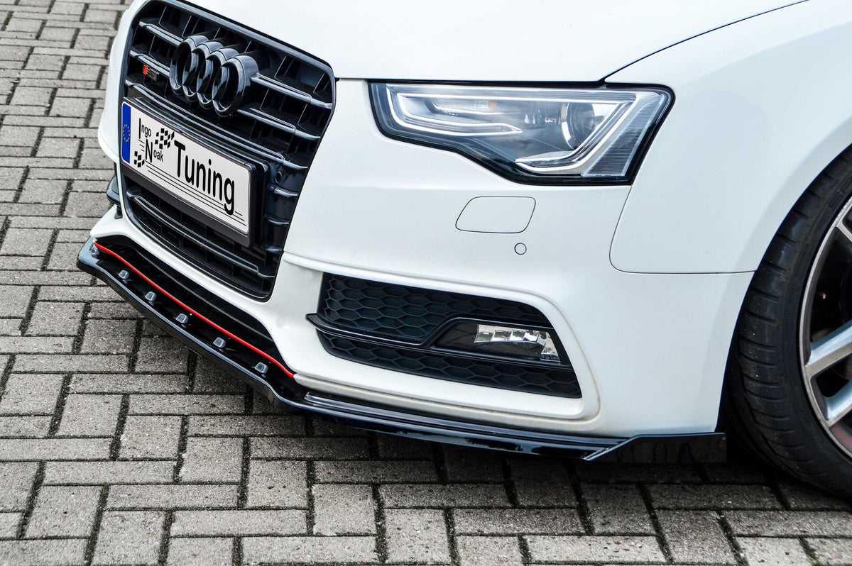 Cup Frontspoilerlippe mit Wing passend für Audi A5 B8 Facelift S-Line