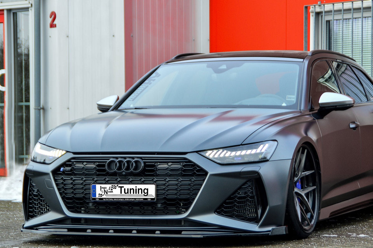 Cup Frontspoilerlippe mit Wing passend für Audi RS6 C8