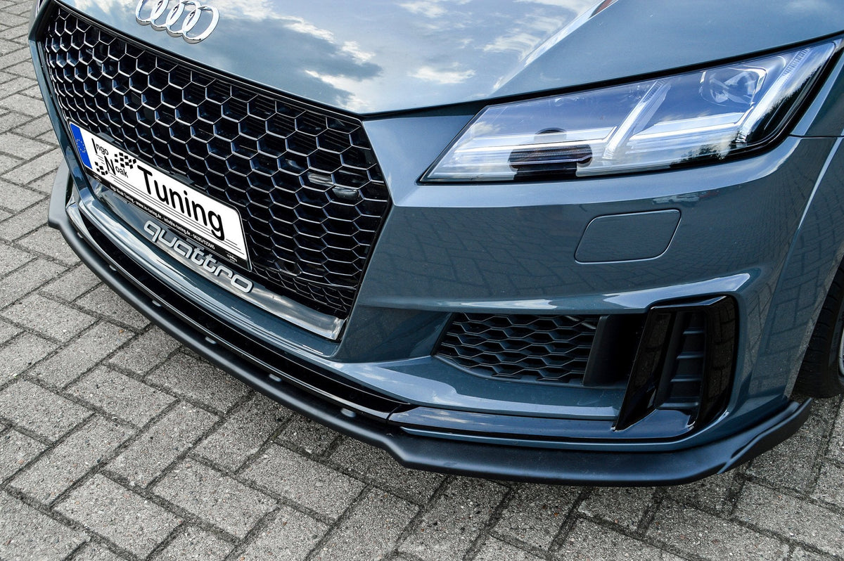 Spoilerschwert Frontspoiler mit Wing aus ABS passend für Audi TT+TTS 8S S-Line Facelift
