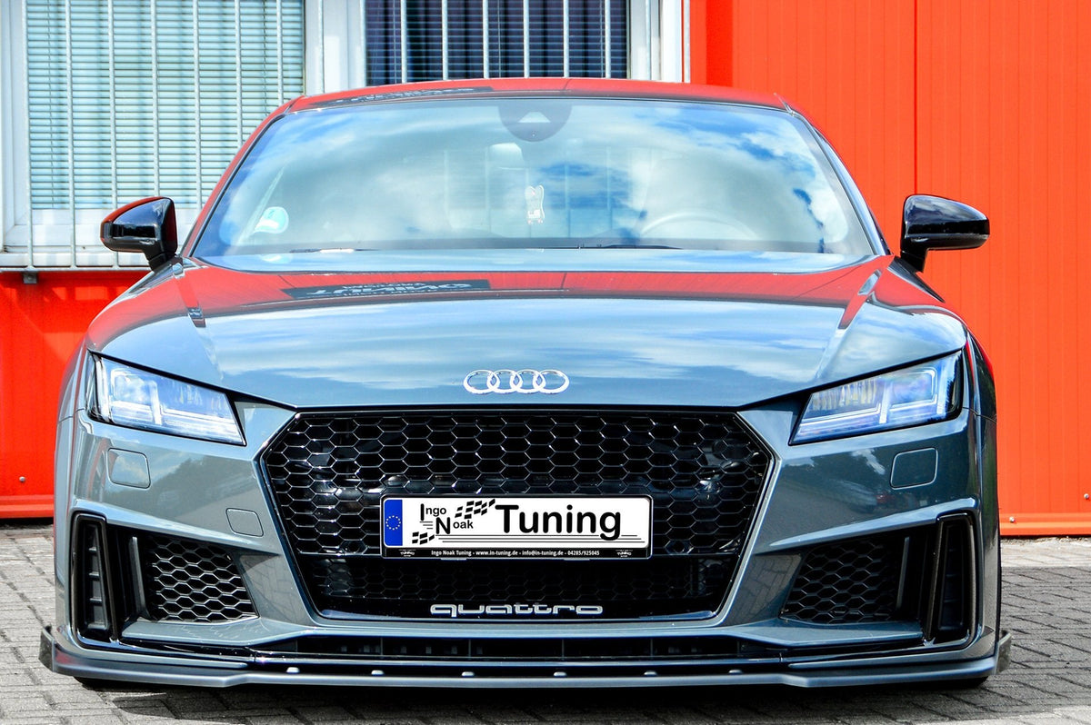 Spoilerschwert Frontspoiler mit Wing aus ABS passend für Audi TT+TTS 8S S-Line Facelift