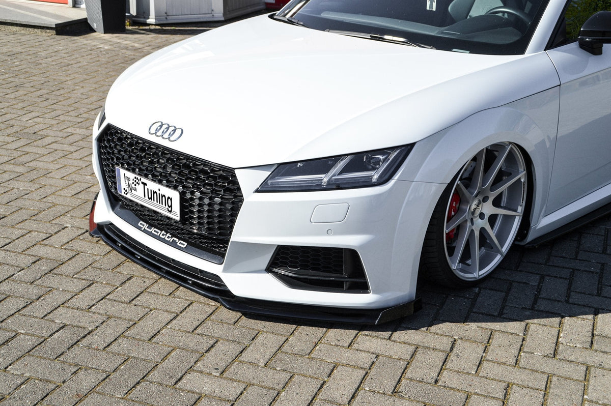 Spoilerschwert Frontspoiler Cuplippe mit Wing aus ABS passend für Audi TT+TTS 8S S-Line
