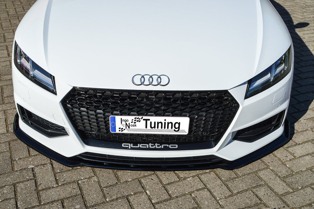 Spoilerschwert Frontspoiler Cuplippe mit Wing aus ABS passend für Audi TT+TTS 8S S-Line