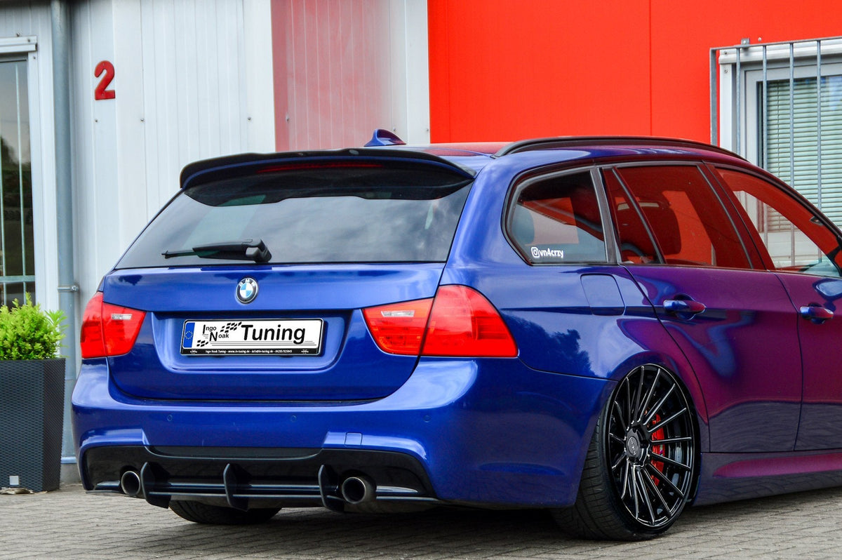 Gefräster Heckansatz passend für BMW 3er E90+E91 M-Paket Facelift