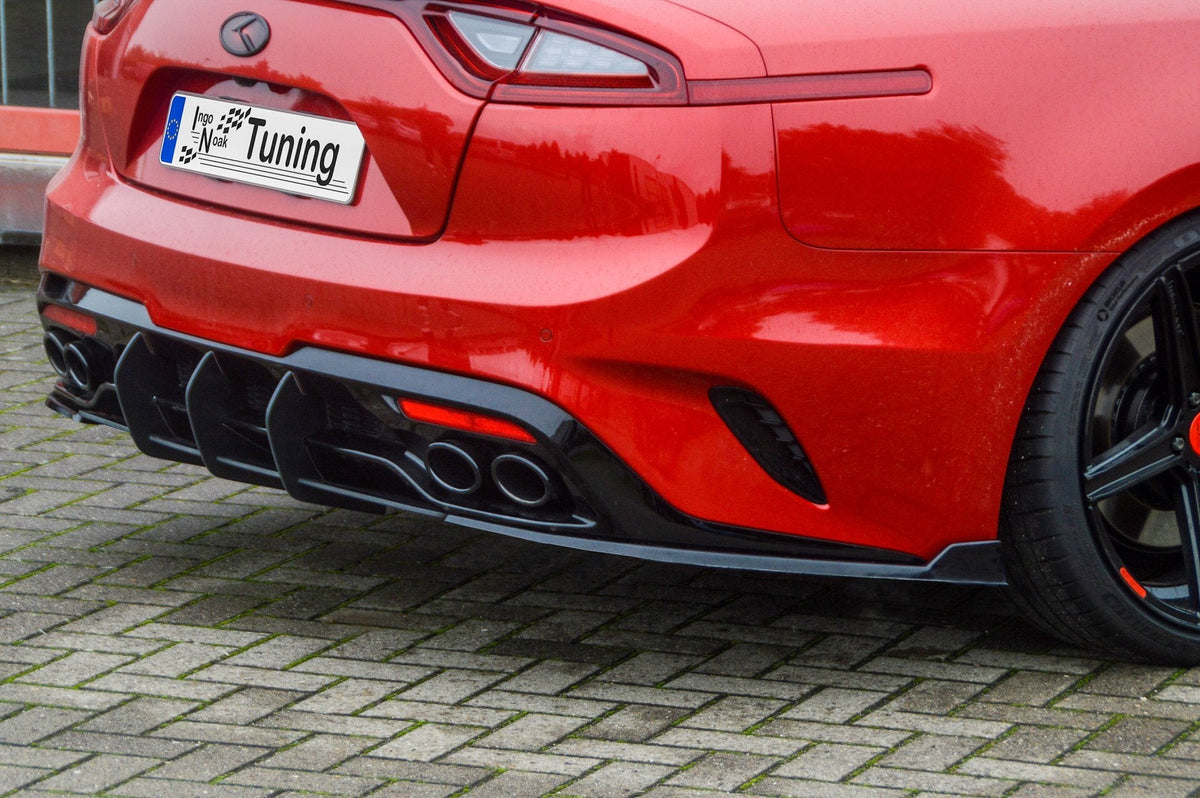 Gefräster Heckansatz + Seitenteile mit Wing passend für Kia Stinger CK