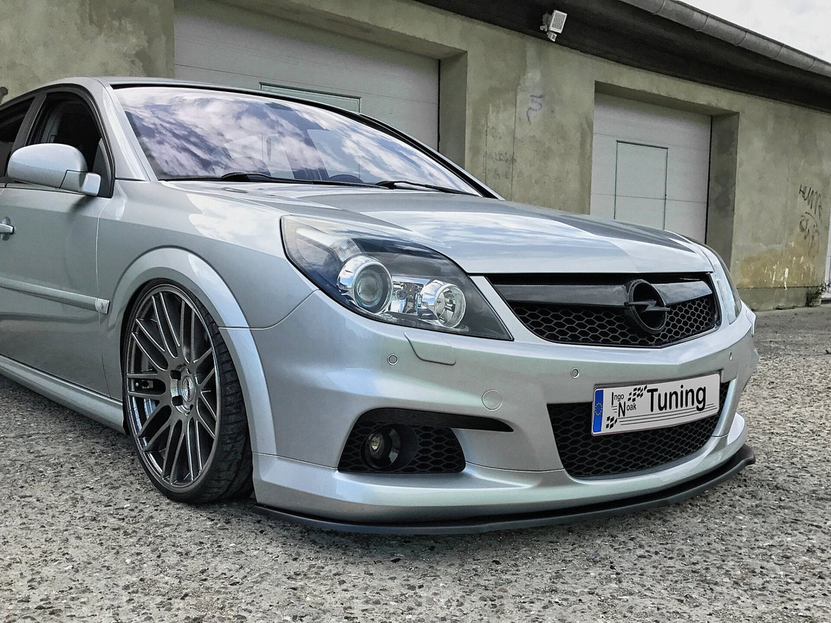 Spoilerschwert Frontspoilerlippe Splitter passend für Opel Vectra C OPC Facelift ABE