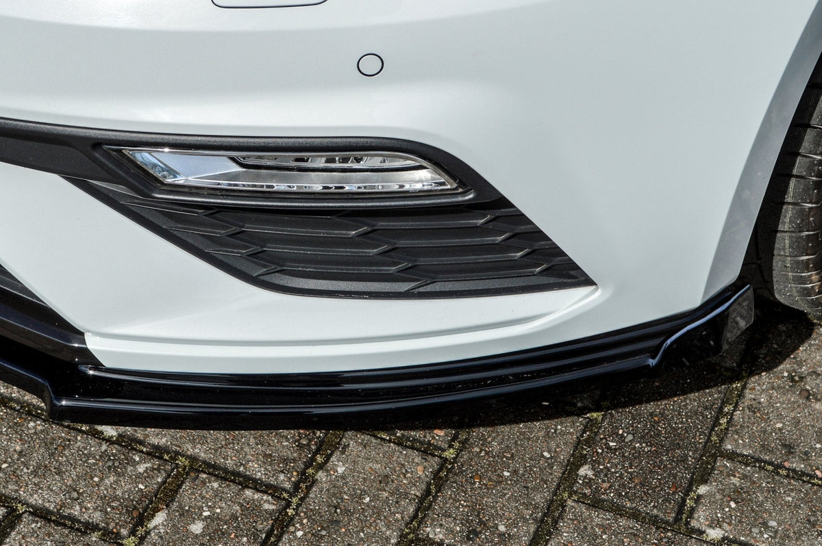 Cup Frontspoilerlippe mit Wing ABS passend für Seat Leon 5F Facelift FR Cupra
