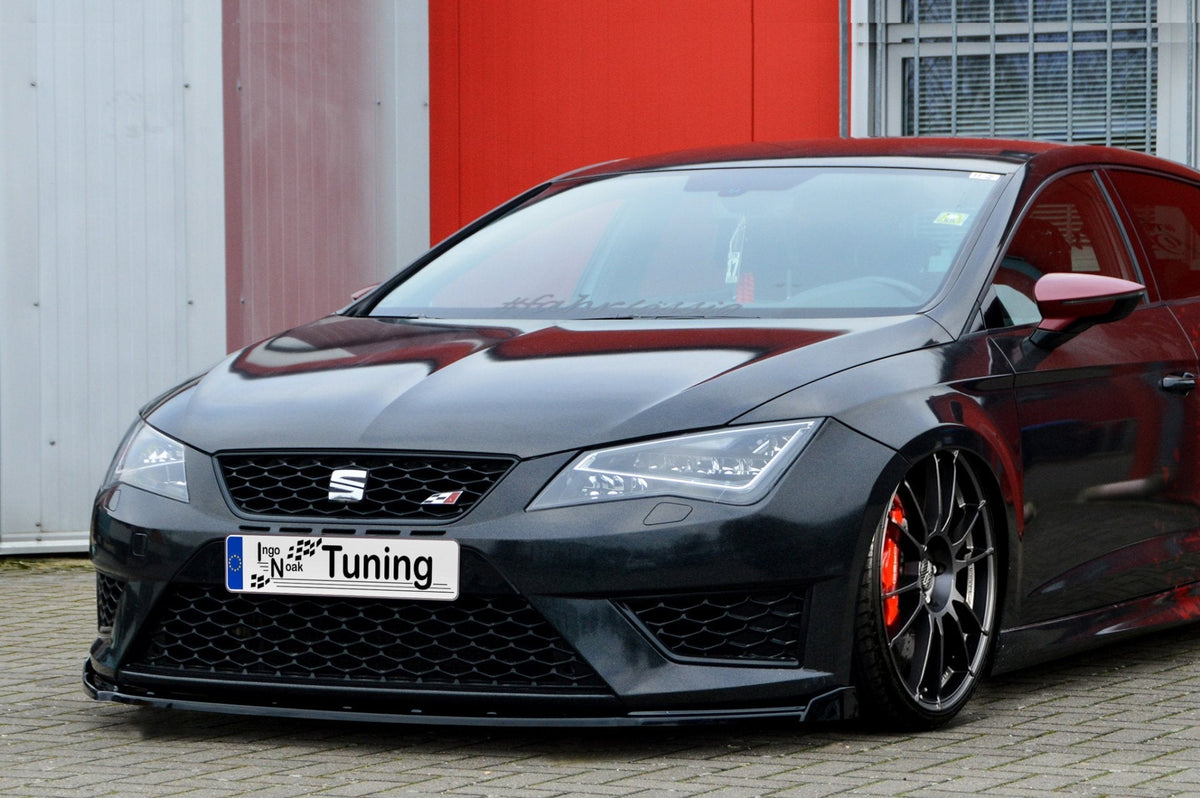 Cup Frontspoilerlippe Phase 2 mit Wing passend für Seat Leon 5F FR + Cupra