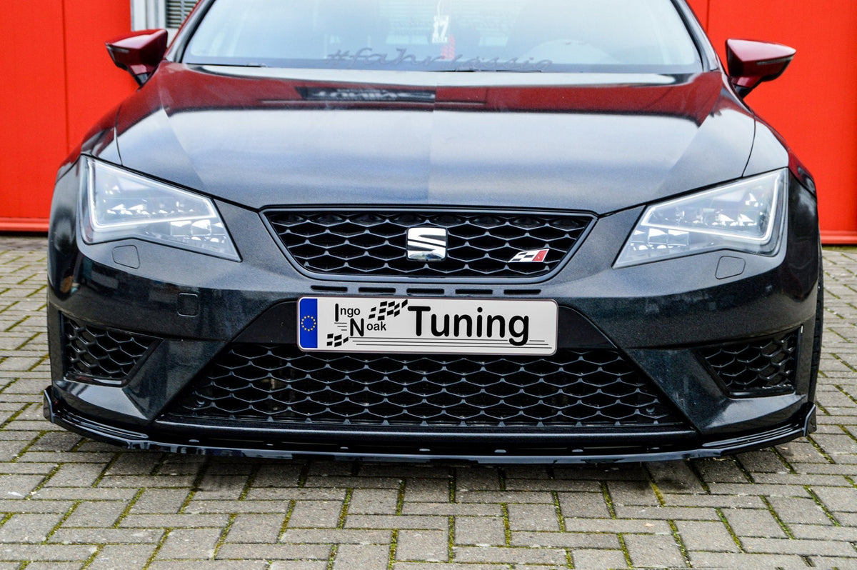 Cup Frontspoilerlippe Phase 2 mit Wing passend für Seat Leon 5F FR + Cupra