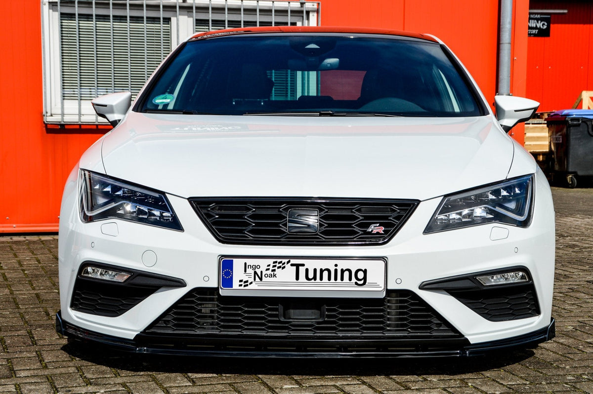 Cup Frontspoilerlippe mit Wing ABS passend für Seat Leon 5F Facelift FR Cupra