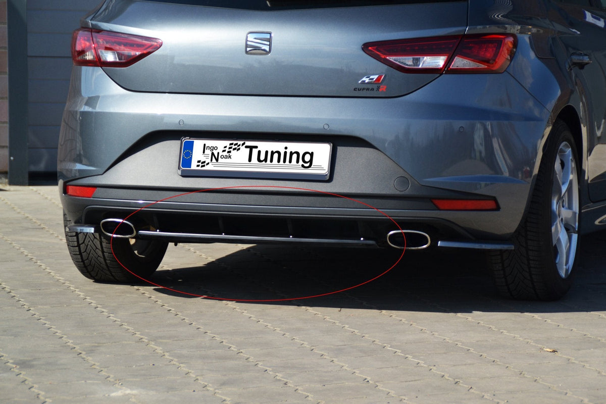 Heckansatz Heckdiffuser Mittelteil passend für Seat Leon 5F