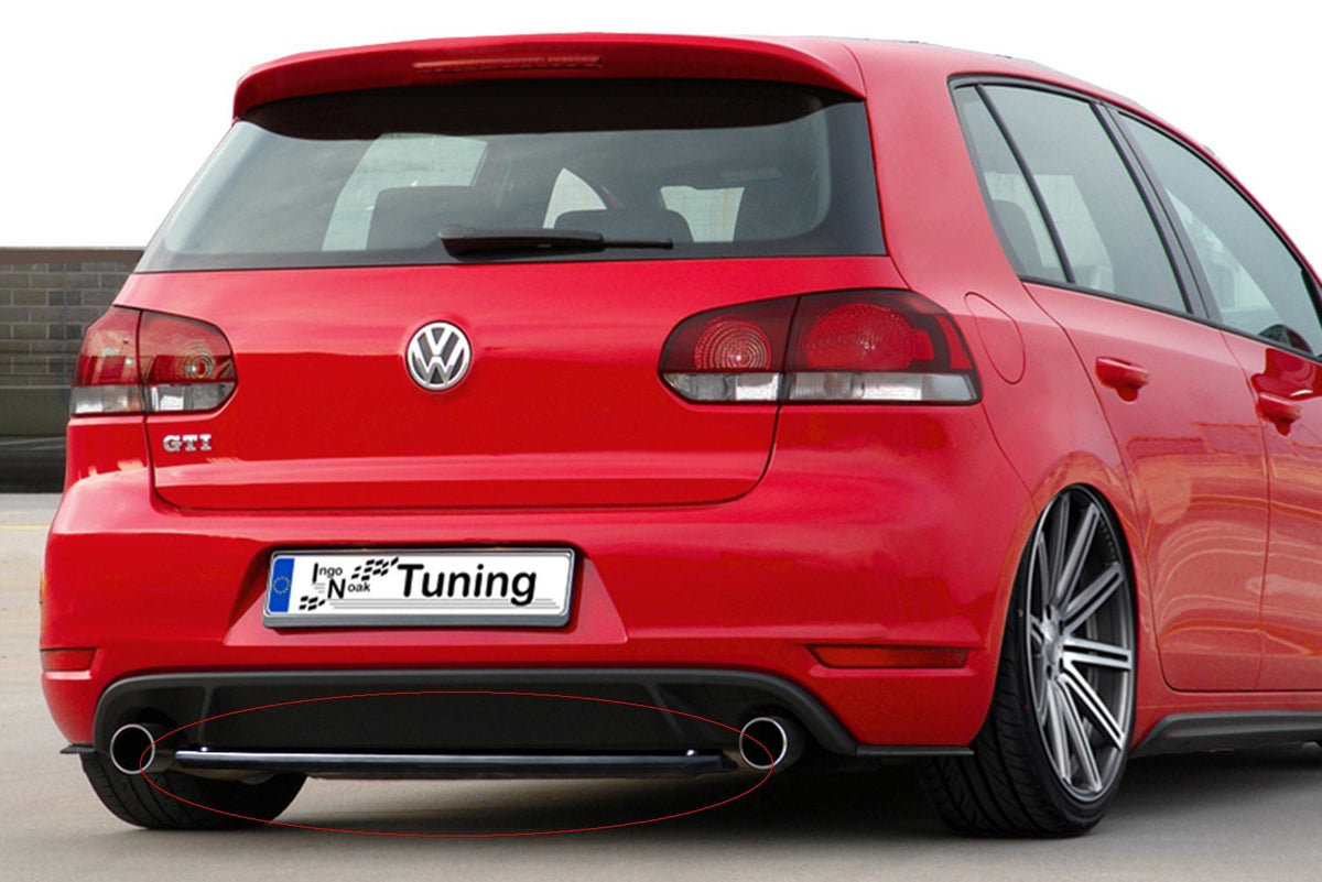 Heckansatz Heckdiffusor Mittelteil passend für VW Golf 6 1K