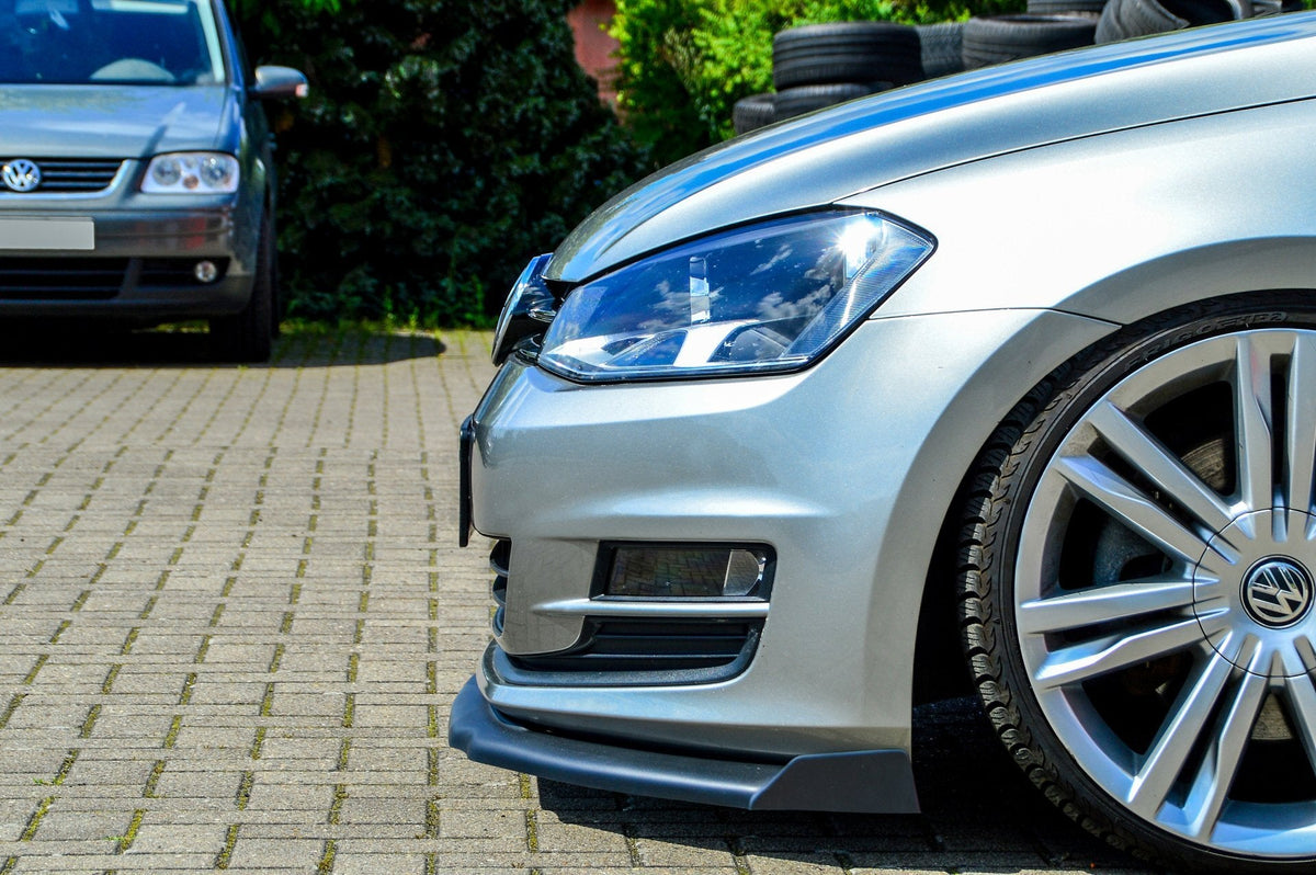 Cup Frontspoilerlippe mit Wing passend für VW Golf 7 AU