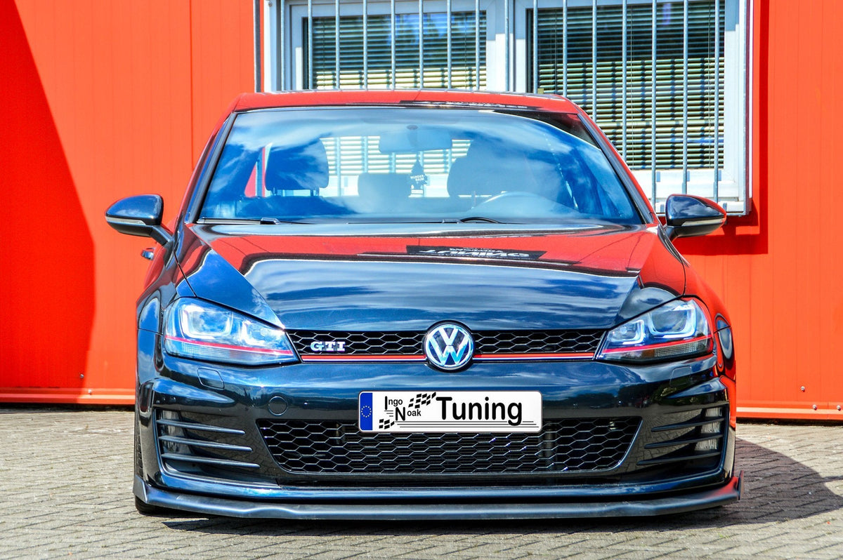 Cup Frontspoilerlippe V.2 mit Wing passend für VW Golf 7 GTI GTD