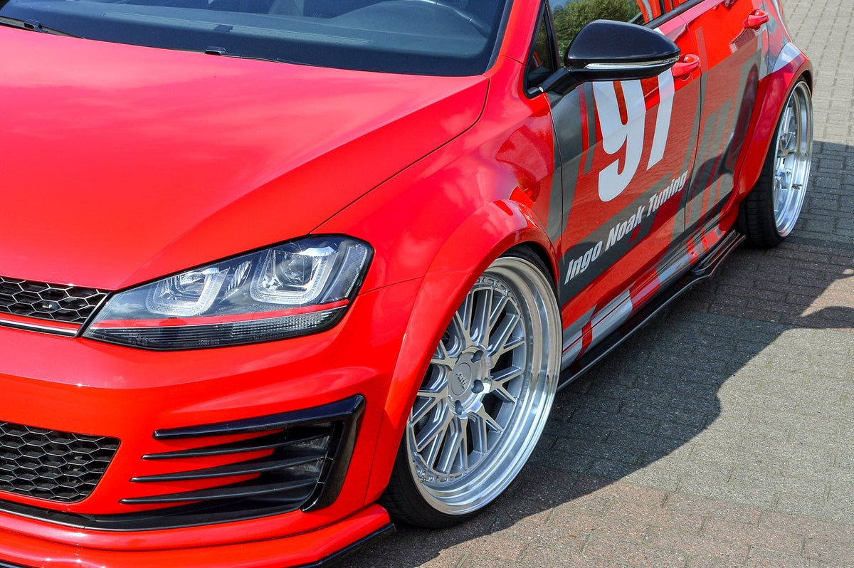 Widebody Kotflügel Verbreiterungssatz aus ABS passend für VW Golf 7 GTI