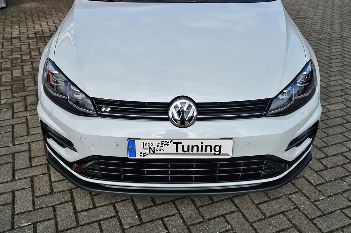 Spoilerschwert Frontspoiler passend für VW Golf 7 R+ R-Line Facelift