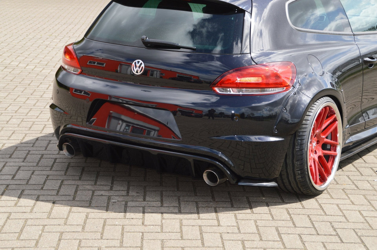 Heckdiffusor Einsatz inkl. Seitenteilen in flacher Ausführung passend für VW Scirocco R 13
