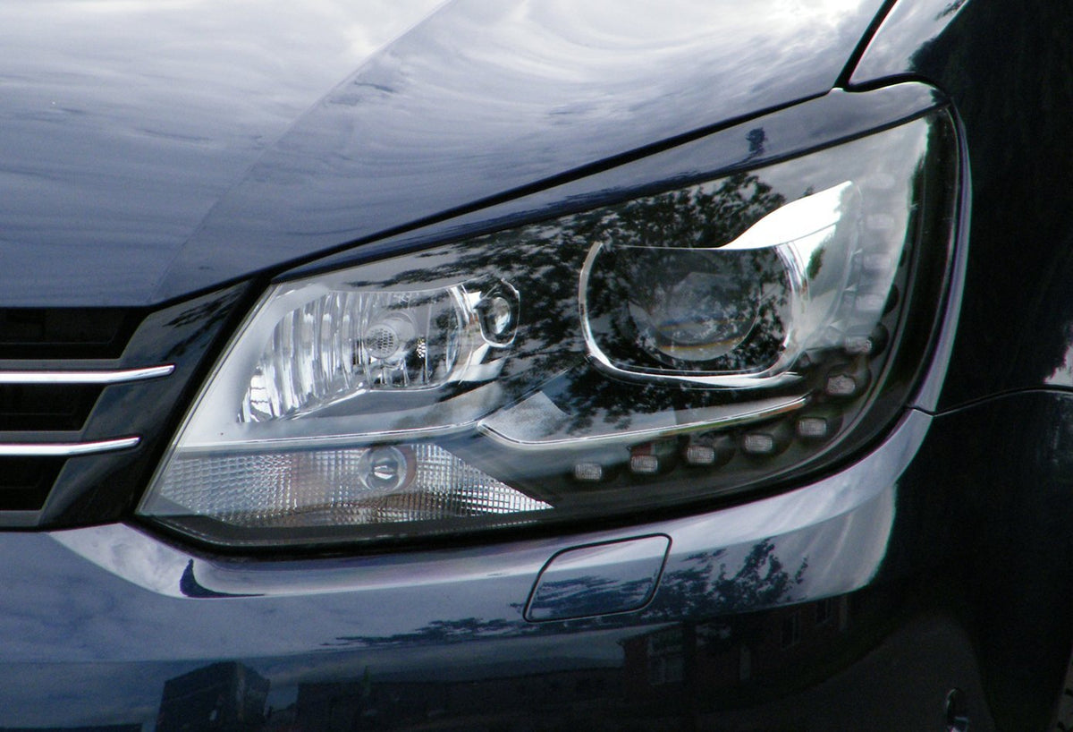 Scheinwerferblenden ABS, für Fahrzeuge mit Xenon Scheinwerfer passend für VW Touran Facelift 1T GP2