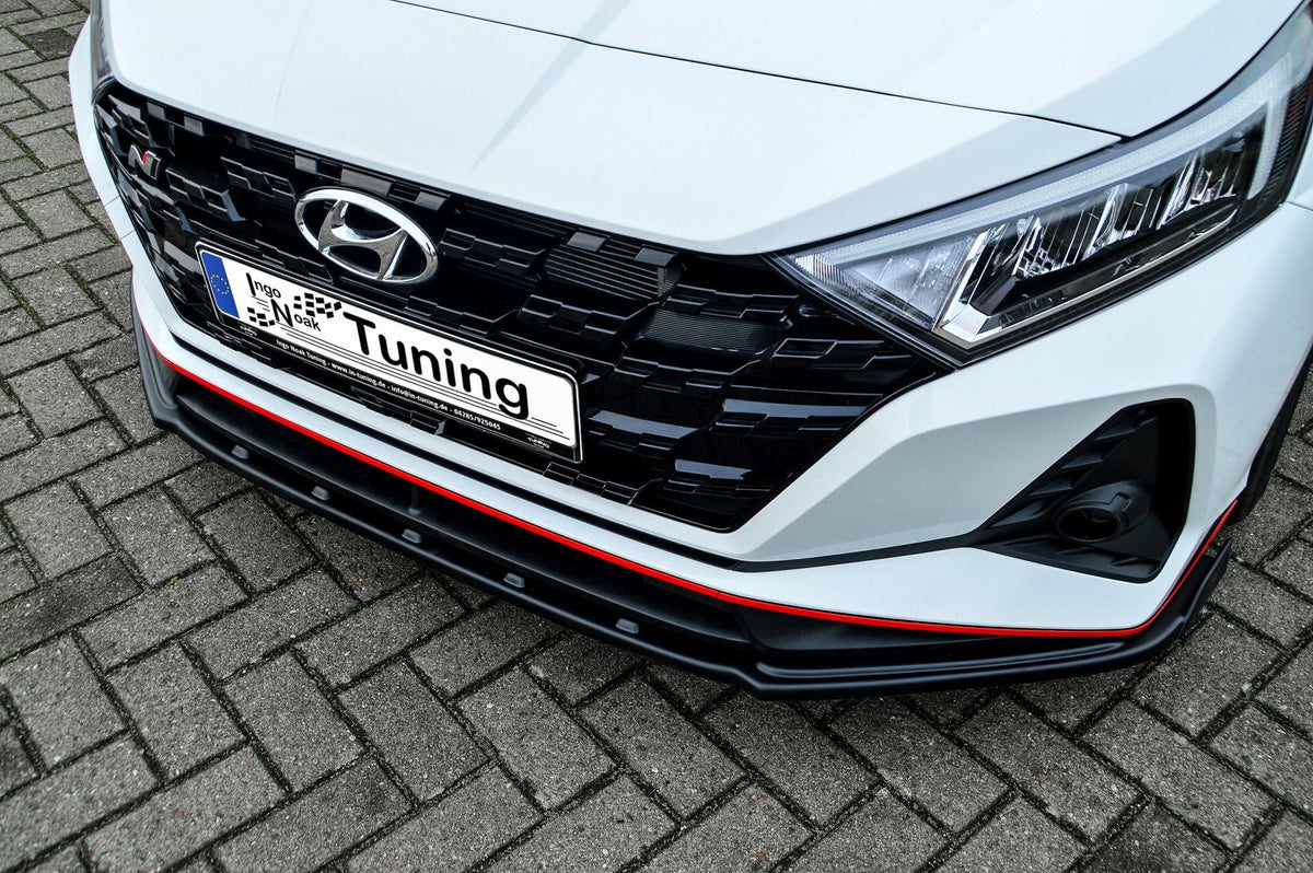 Cup Frontspoilerlippe mit Wing passend für Hyundai I20N Performance