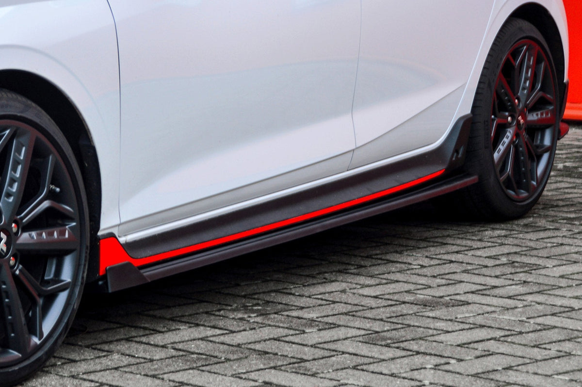Cup Seitenschweller mit Wing vorne passend für Hyundai I20N Performance