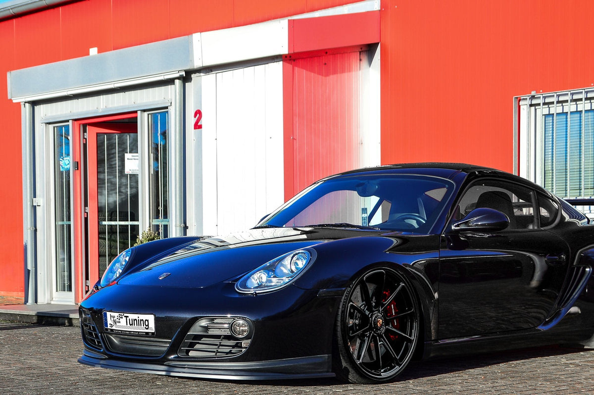Frontspoilerlippe Cuplippe passend für Porsche Cayman 987 aus ABS
