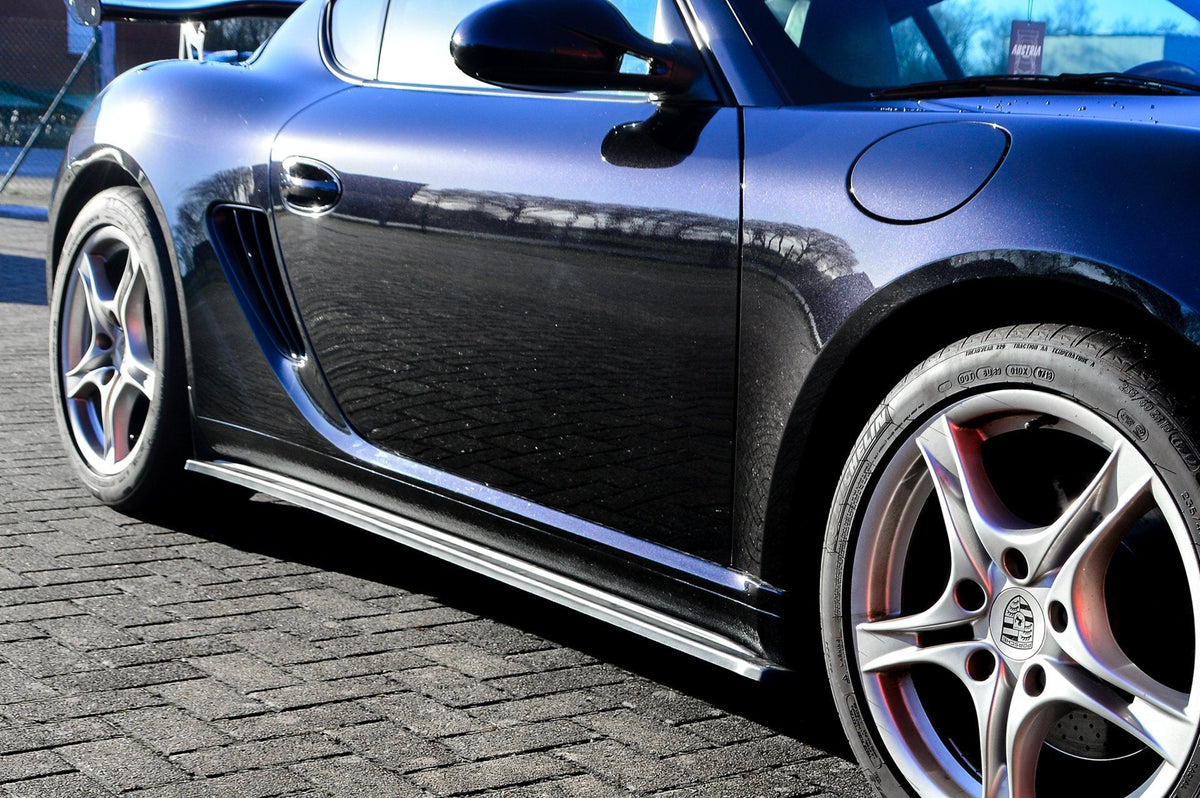 Cup Seitenschweller aus ABS passend für Porsche Cayman 987