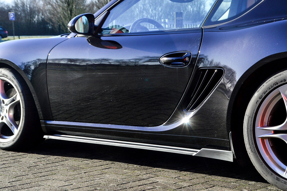 Cup Seitenschweller mit Wing aus ABS passend für Porsche Boxster 987