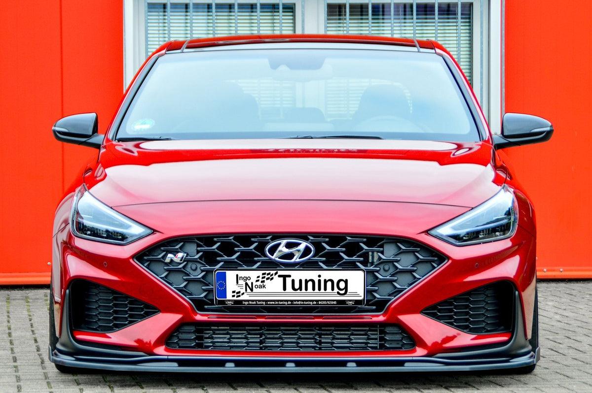 Cup Frontspoilerlippe mit Wing passend für Hyundai I30 N + N-Line Facelift