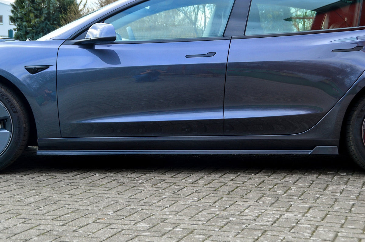 Cup Seitenschweller mit Wing hinten passend für Tesla Model 3