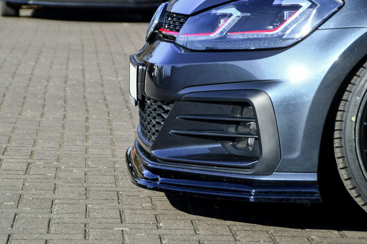 Spoilerschwert Frontspoiler V.2 passend für VW Golf 7 GTI + Performance