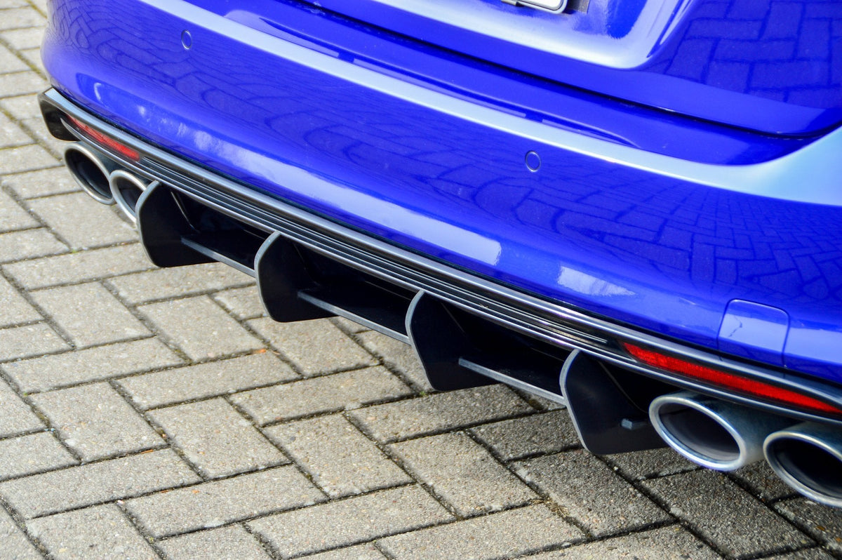 Racing Heckansatz Diffusor passend für VW Golf 7 R Variant Vorfacelift