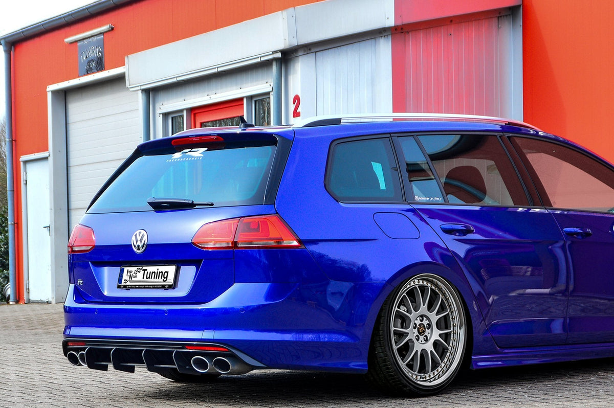 Racing Heckansatz Diffusor passend für VW Golf 7 R Variant Vorfacelift
