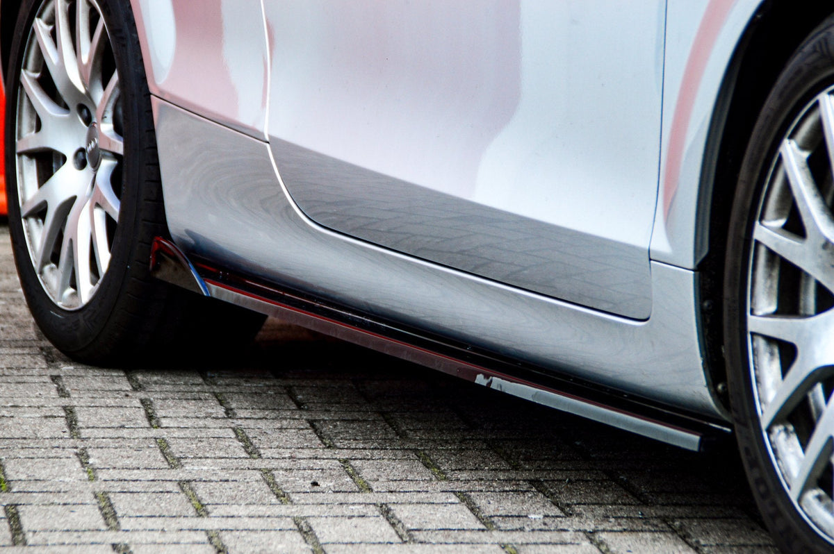 Seitenschweller mit Wing im Cup 7 Look passend für Audi TT 8J