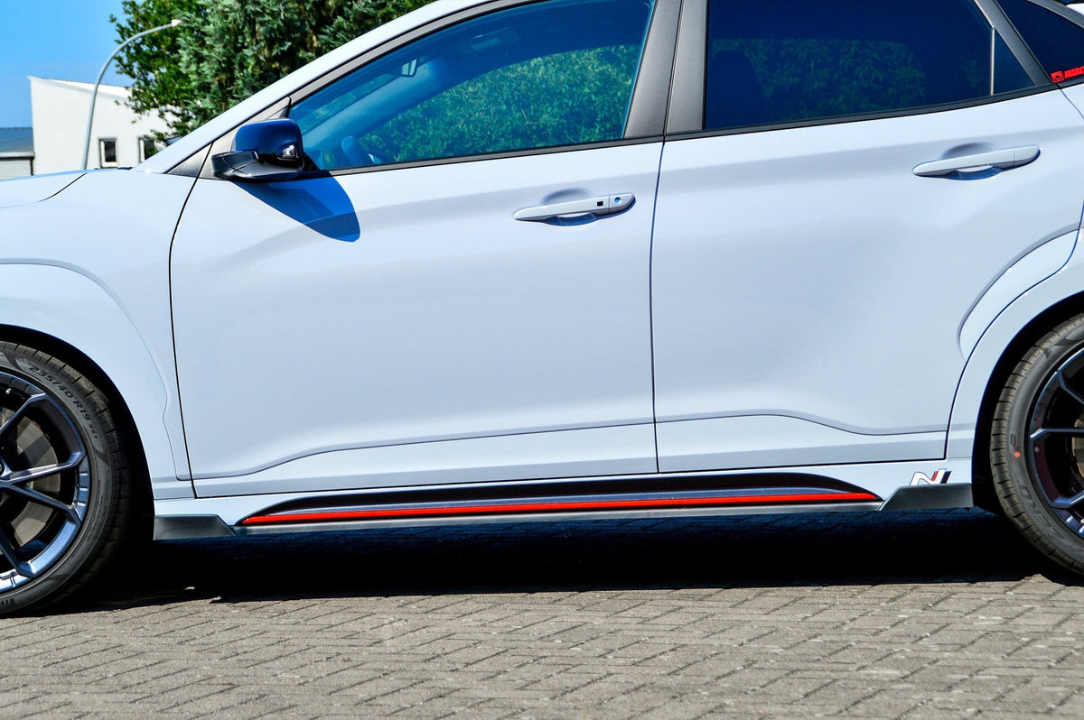 Cup Seitenschweller mit Wing vorne und hinten passend für Hyundai Kona N + N-Line