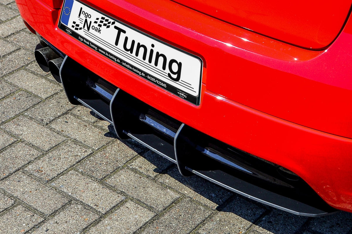 Gefräster Heckansatz mit Finnen passend für VW Golf 5 GTi Edition 30