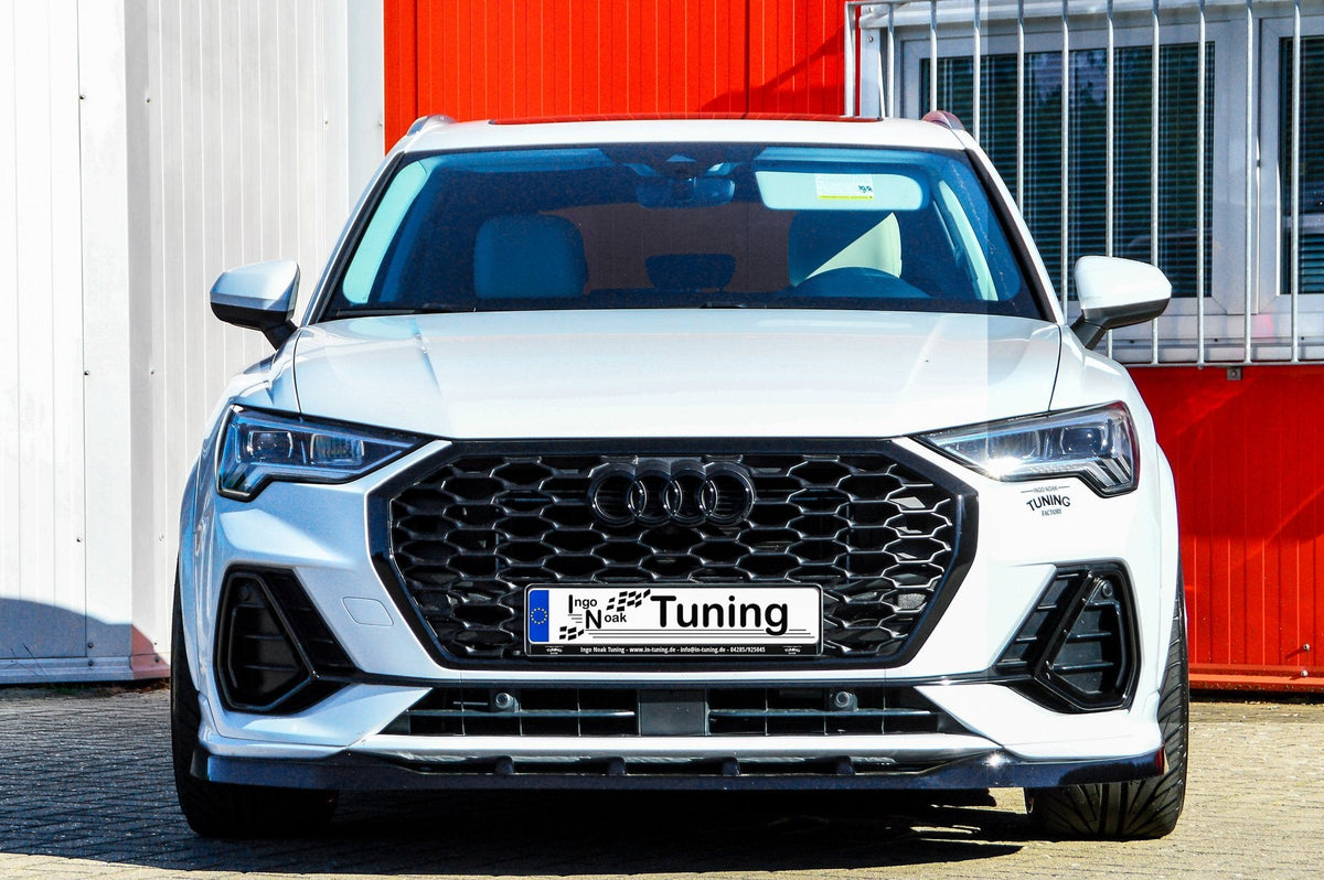 Cup Frontspoilerlippe passend für Audi Q3 F3/F3N mit S-Line aus ABS