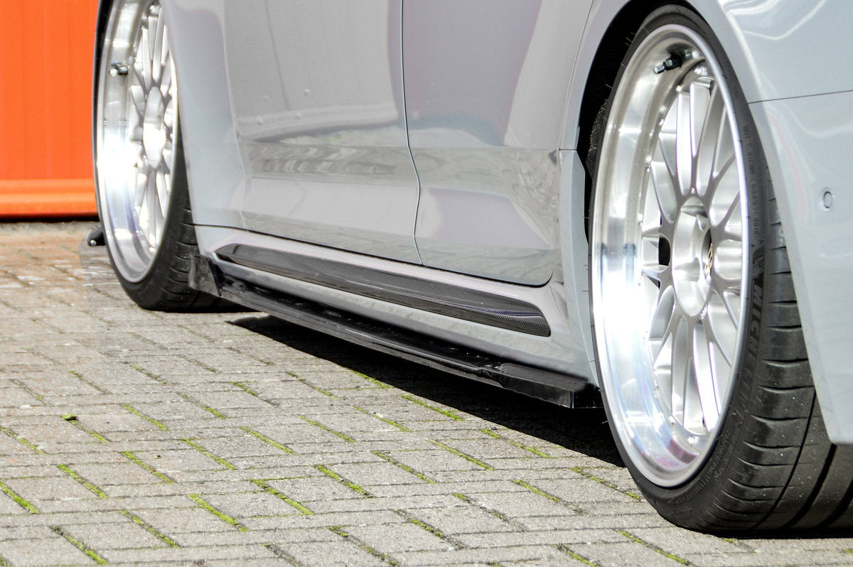 Seitenschweller mit Wing vorne passend für Audi RS4 B9