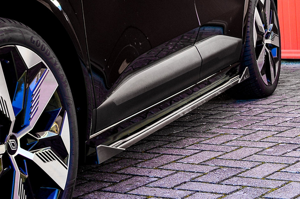 Seitenschweller mit Wings vorne + hinten aus ABS passend für Renault Megane E-Tech RCB