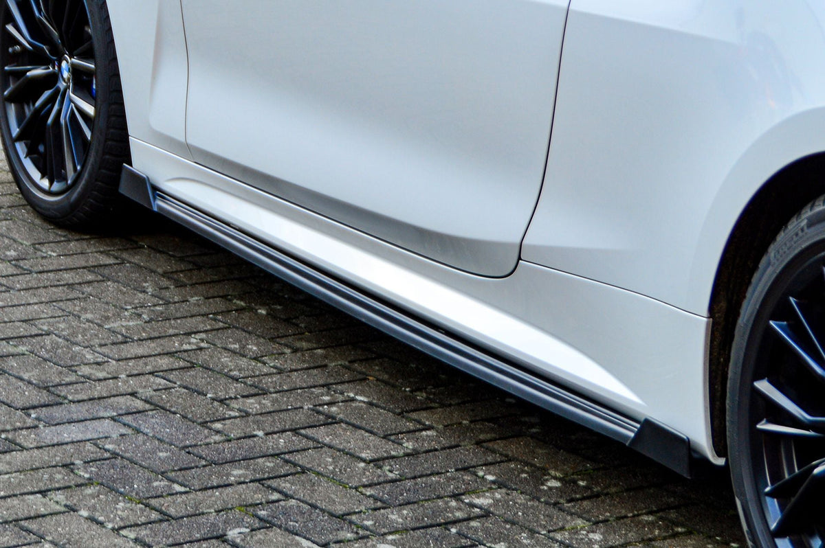 Cup Seitenschweller mit Wings vorne + hinten passend für BMW 4er G22 G23 ohne M-Paket