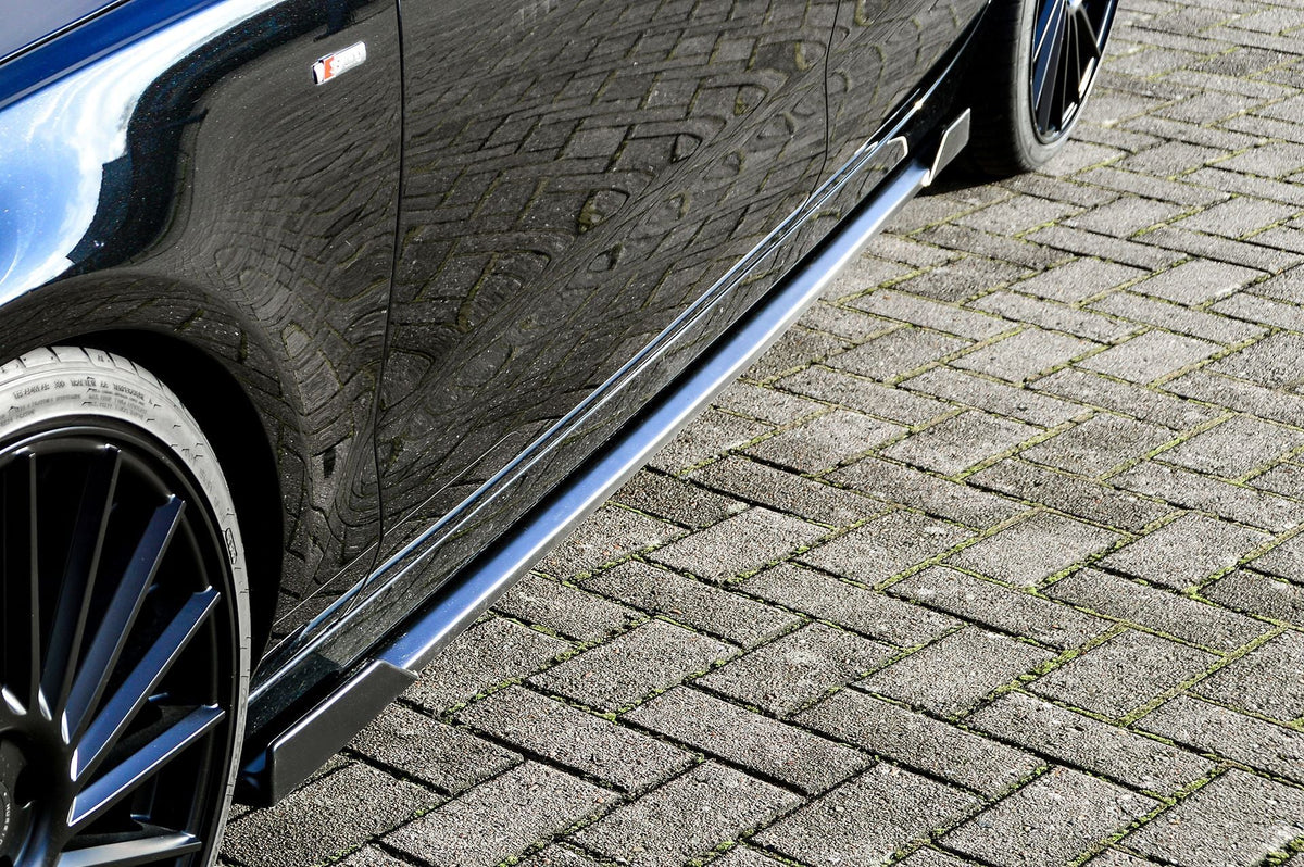 Cup Seitenschweller mit Wing vorne + hinten passend für Audi A7 C7 4G Facelift
