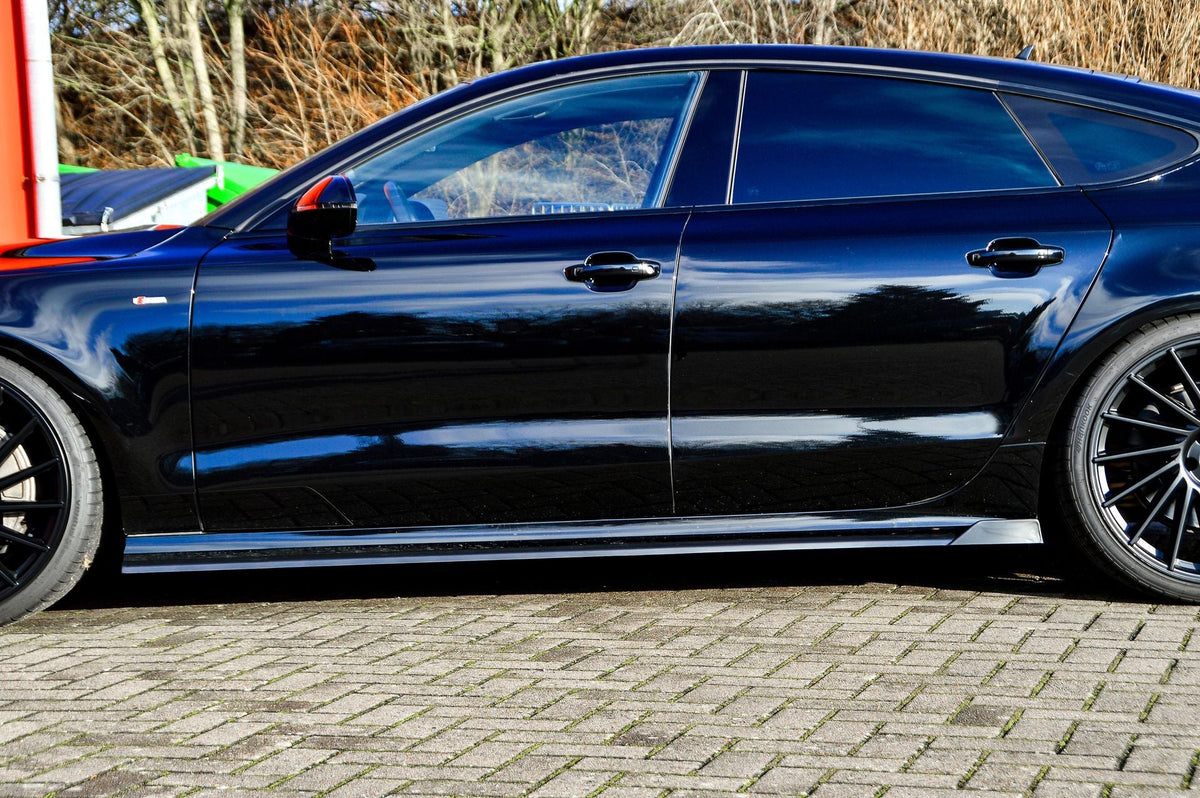 Cup Seitenschweller mit Wing hinten passend für Audi A7 C7 4G Facelift