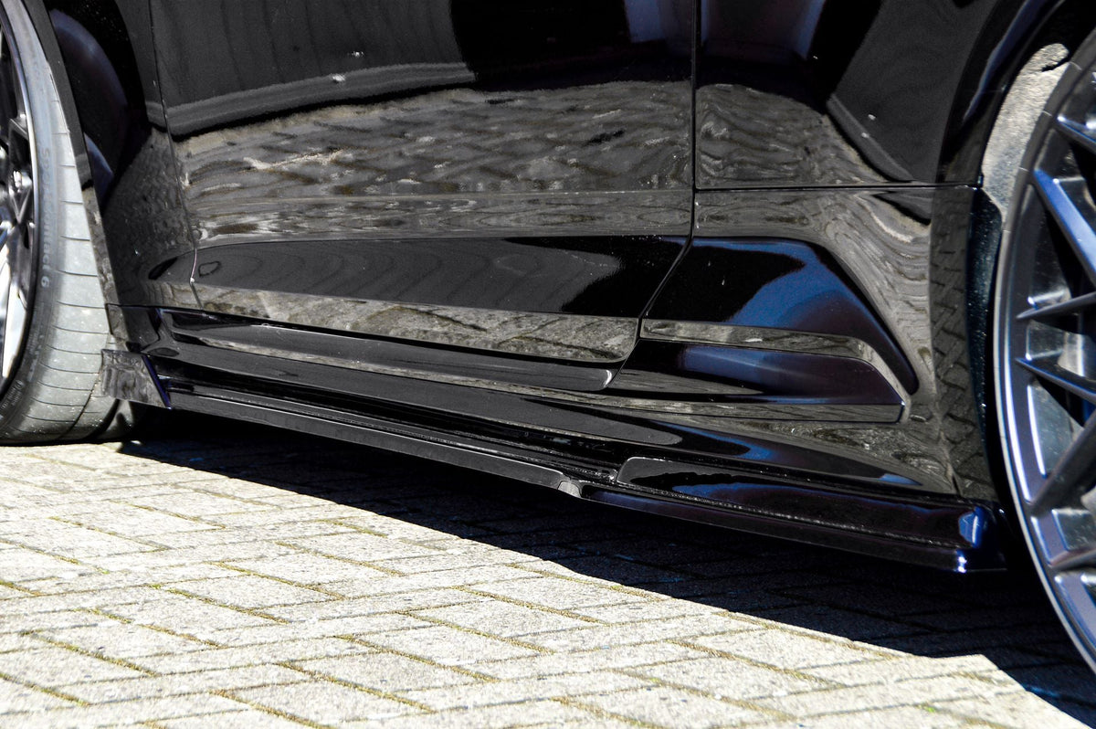 Cup Seitenschweller mit Wings vorne passend für Audi RS5 B9 F5