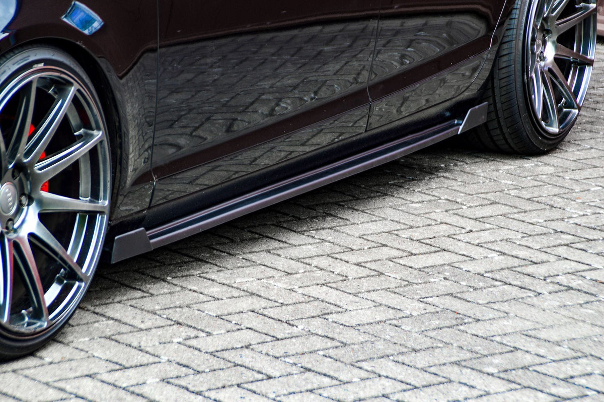 Cup Seitenschweller mit Wings vorne + hinten passend für Audi A6 4F + S-Line