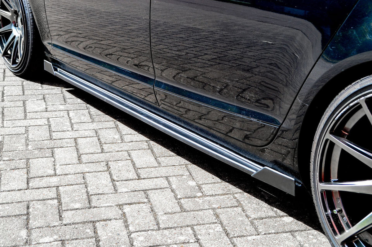 Cup Seitenschweller mit Wings vorne + hinten passend für Audi A6 4F + S-Line