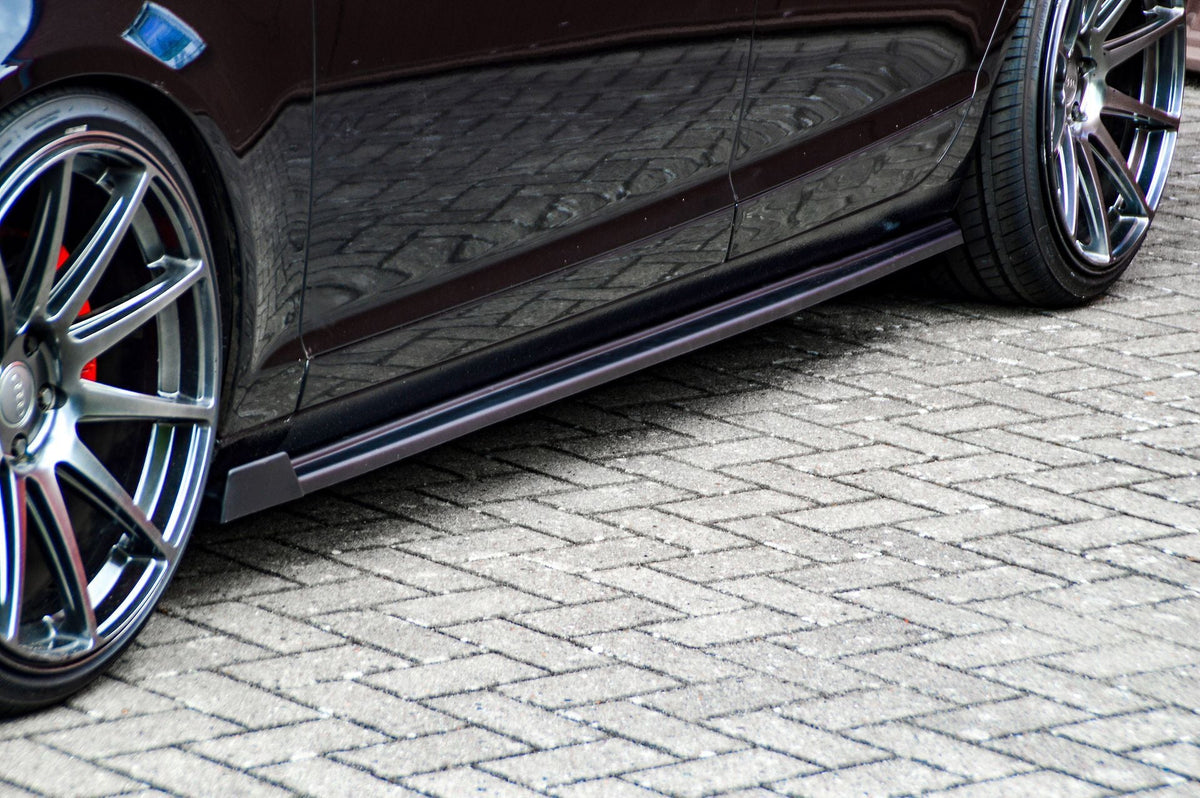 Cup Seitenschweller mit Wings vorne passend für Audi A6 4F + S-Line