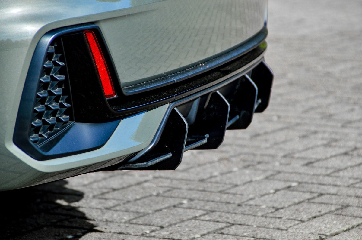 Gefräster Heckansatz ohne Endrohr passend für Audi A1 GB Sportback S-Line