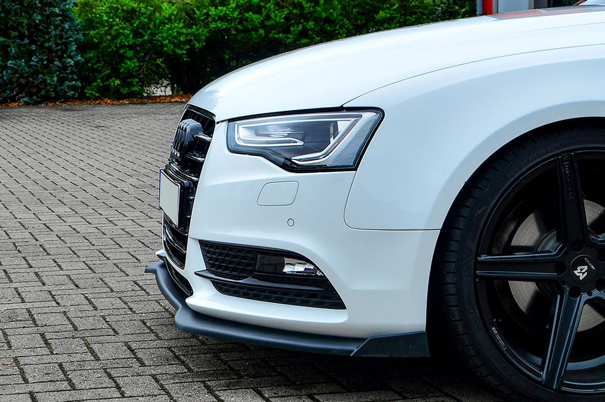 Cup Frontspoilerlippe mit Wings passend für Audi A5 B8 Facelift